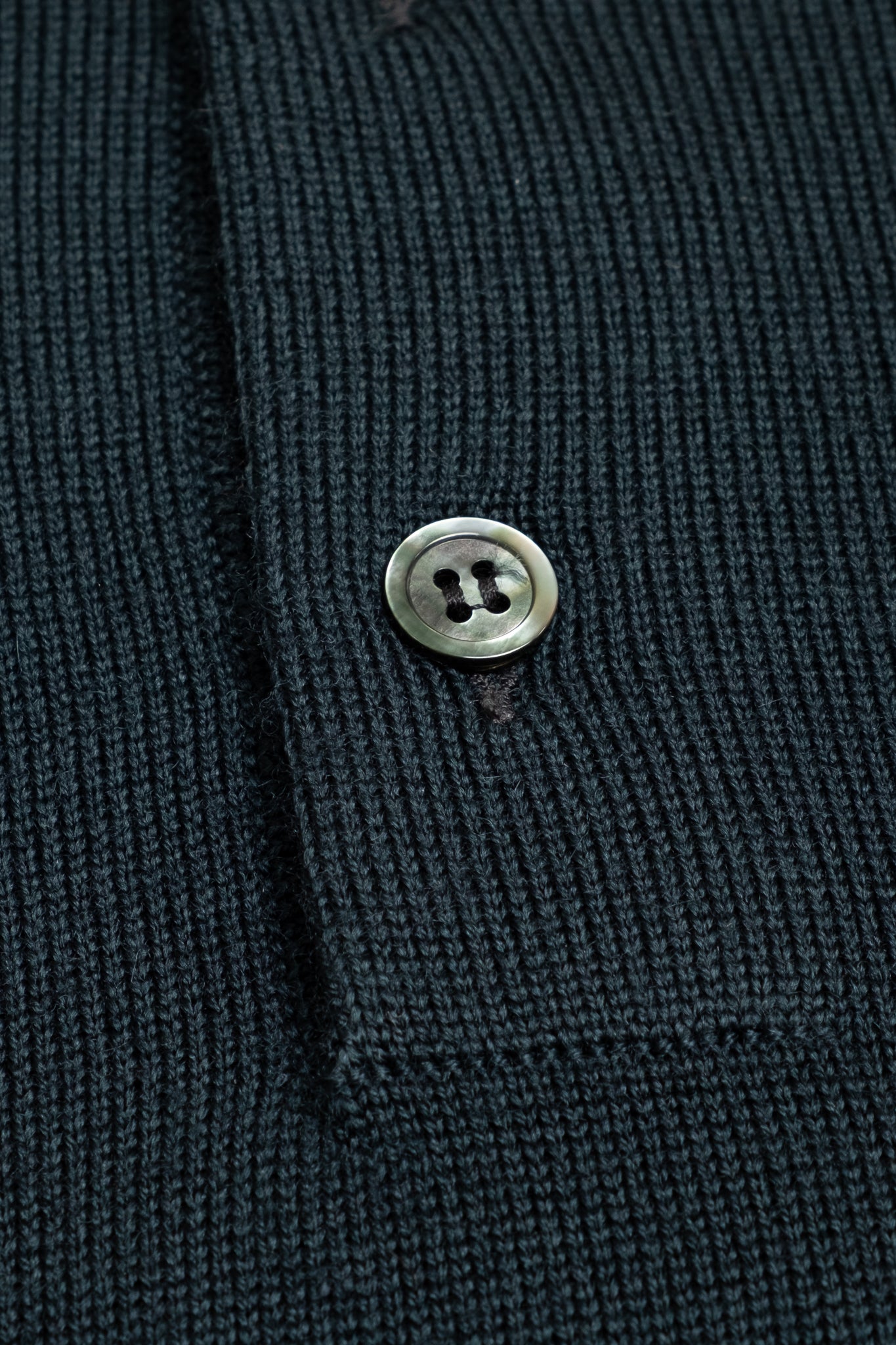 Merino Polo - Bottle Green