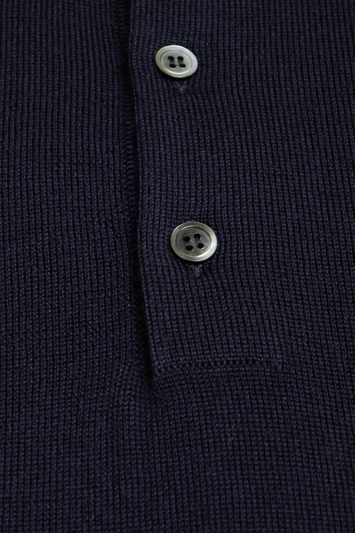 Merino Polo - Navy