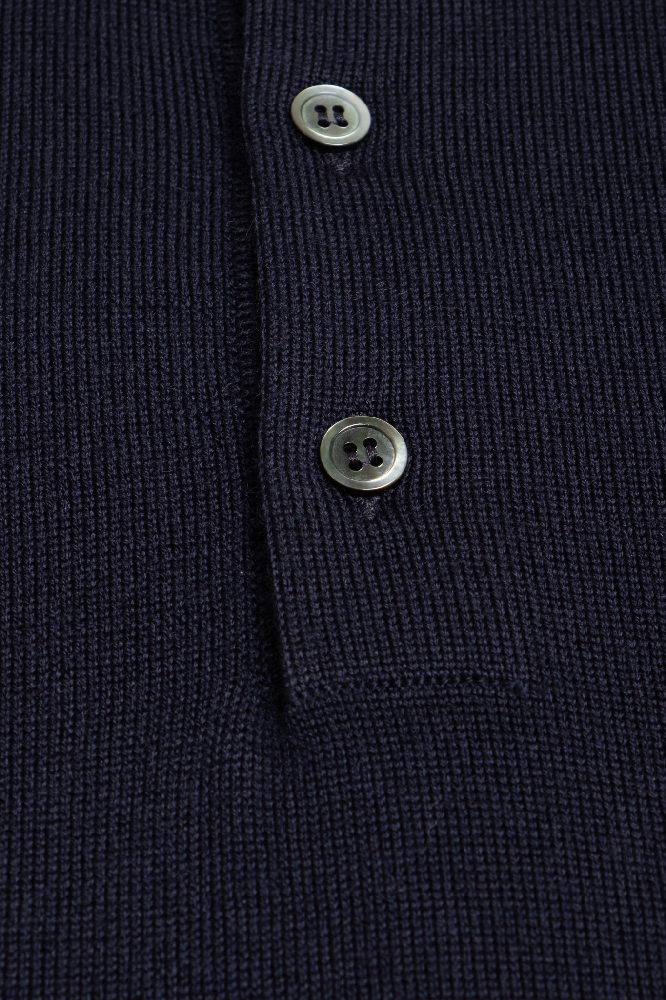 Merino Polo - Navy