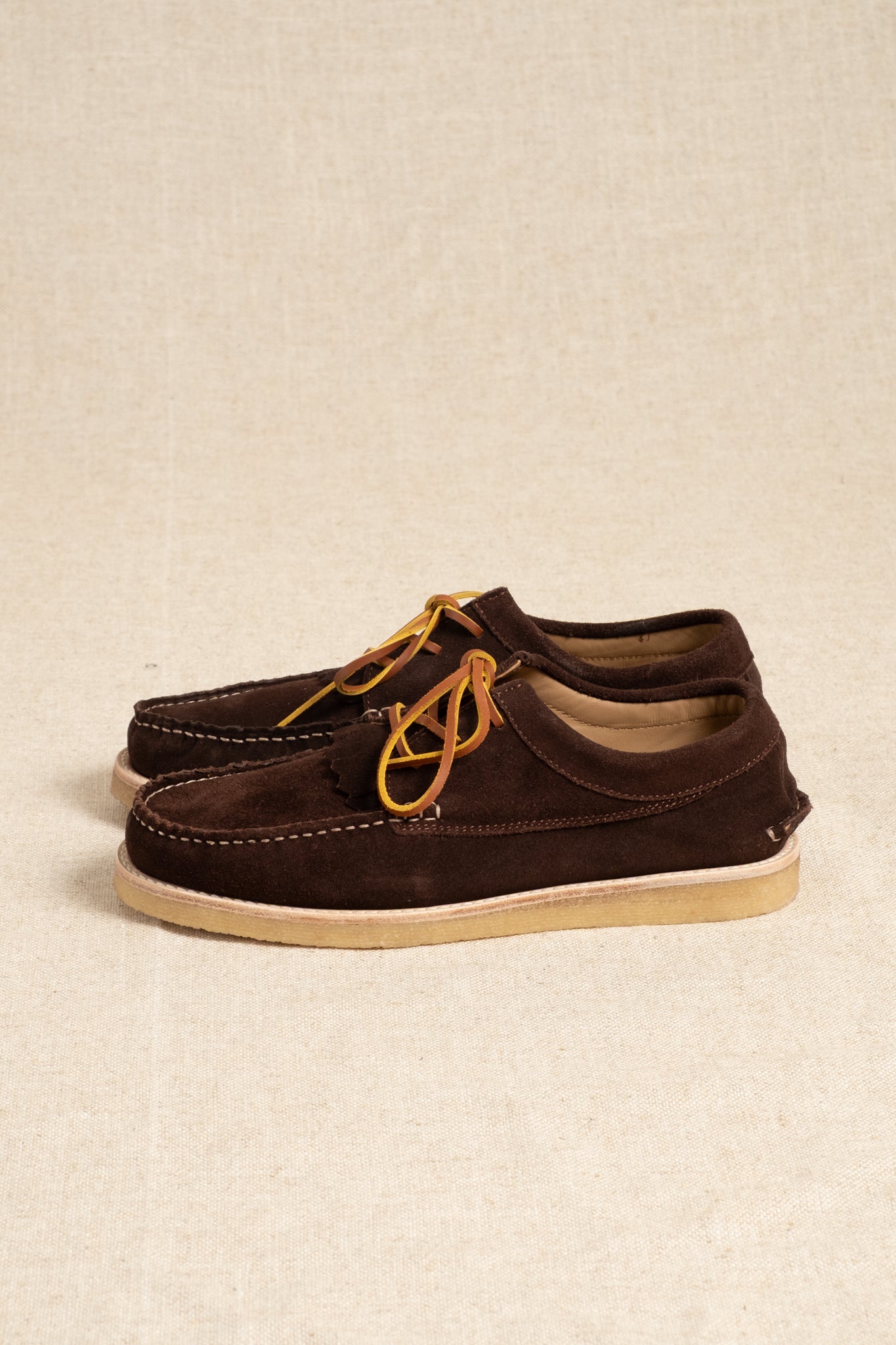 Arrow Moccasin Company Moc Fringe Crepe - Brown – Circle of
