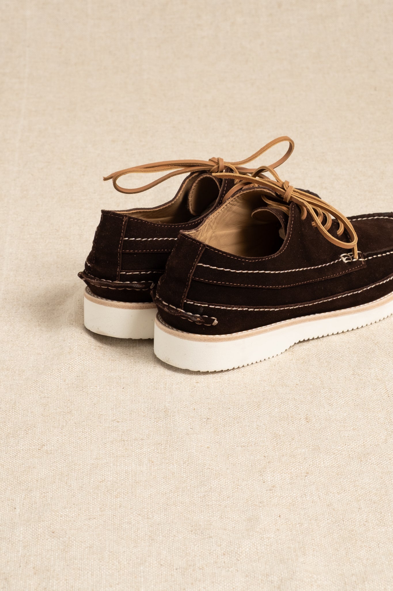 Arrow Moccasin Company Moc Trek Suede - Brown – Circle of Friends Shop