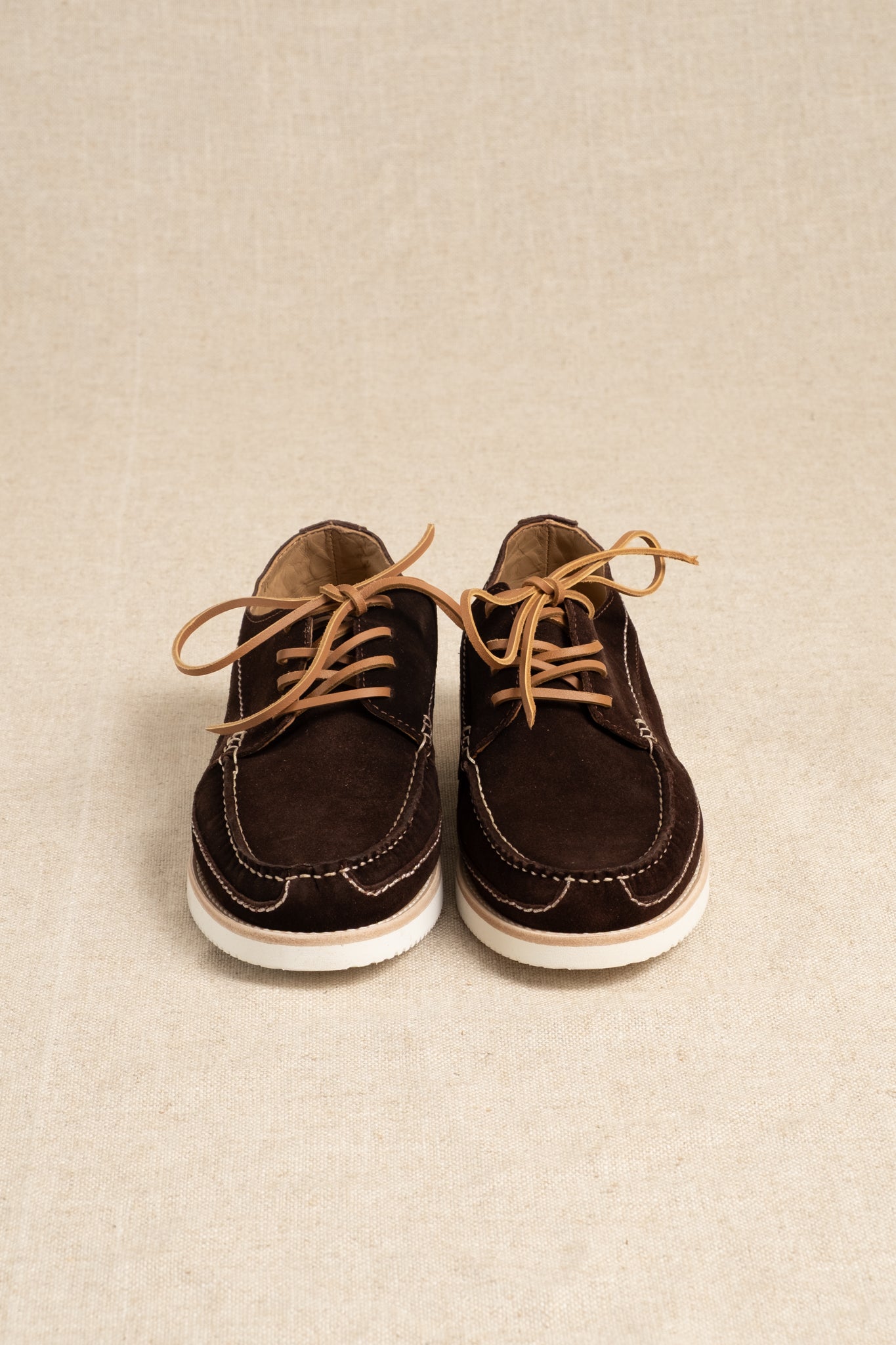 Arrow Moccasin Company Moc Trek Suede - Brown – Circle of Friends Shop