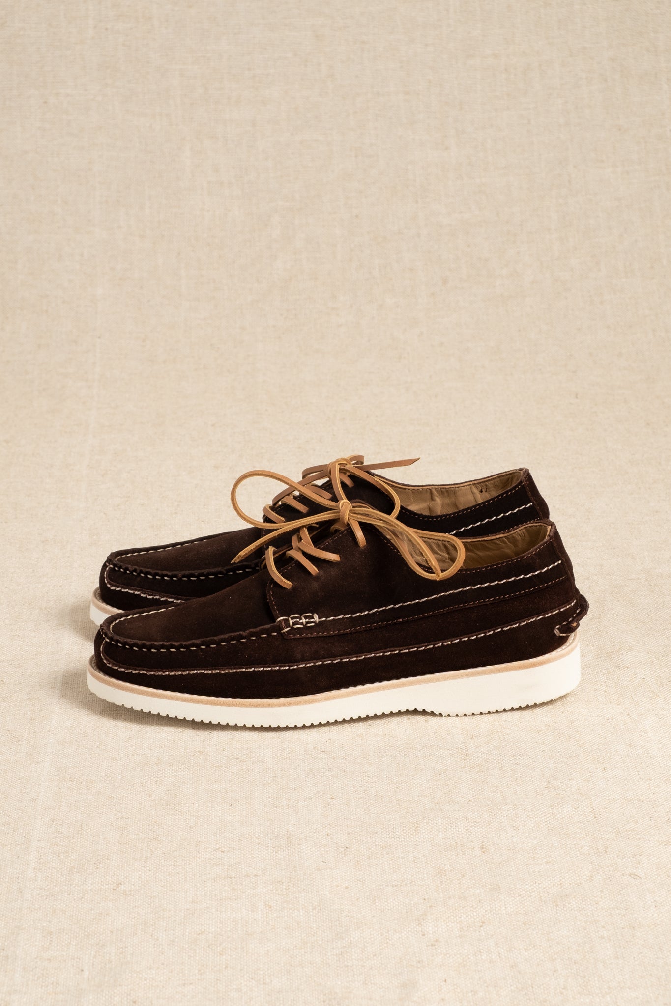 Arrow Moccasin Company Moc Trek Suede - Brown – Circle of Friends Shop