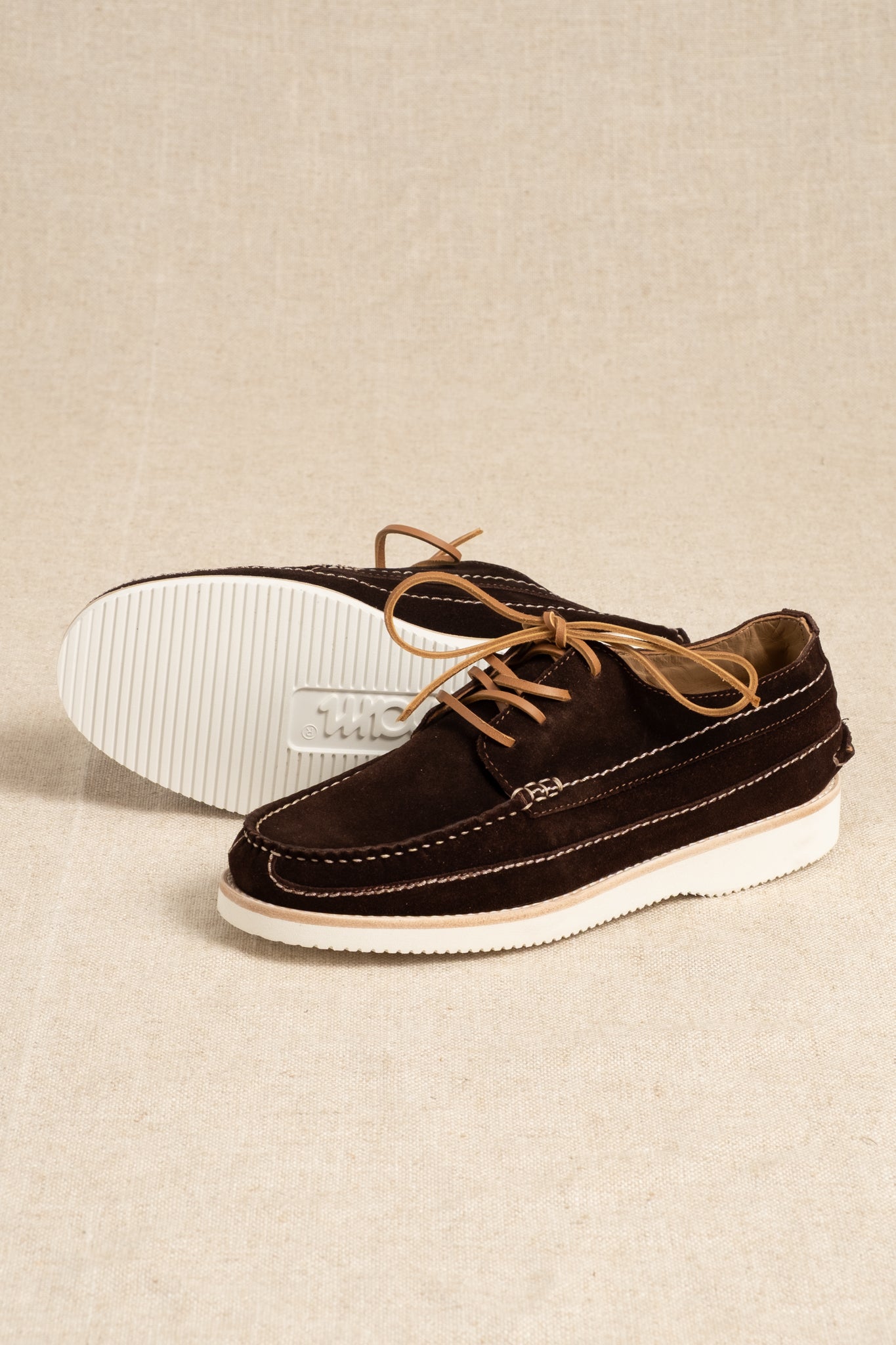 Arrow Moccasin Company Moc Trek Suede - Brown – Circle of Friends Shop