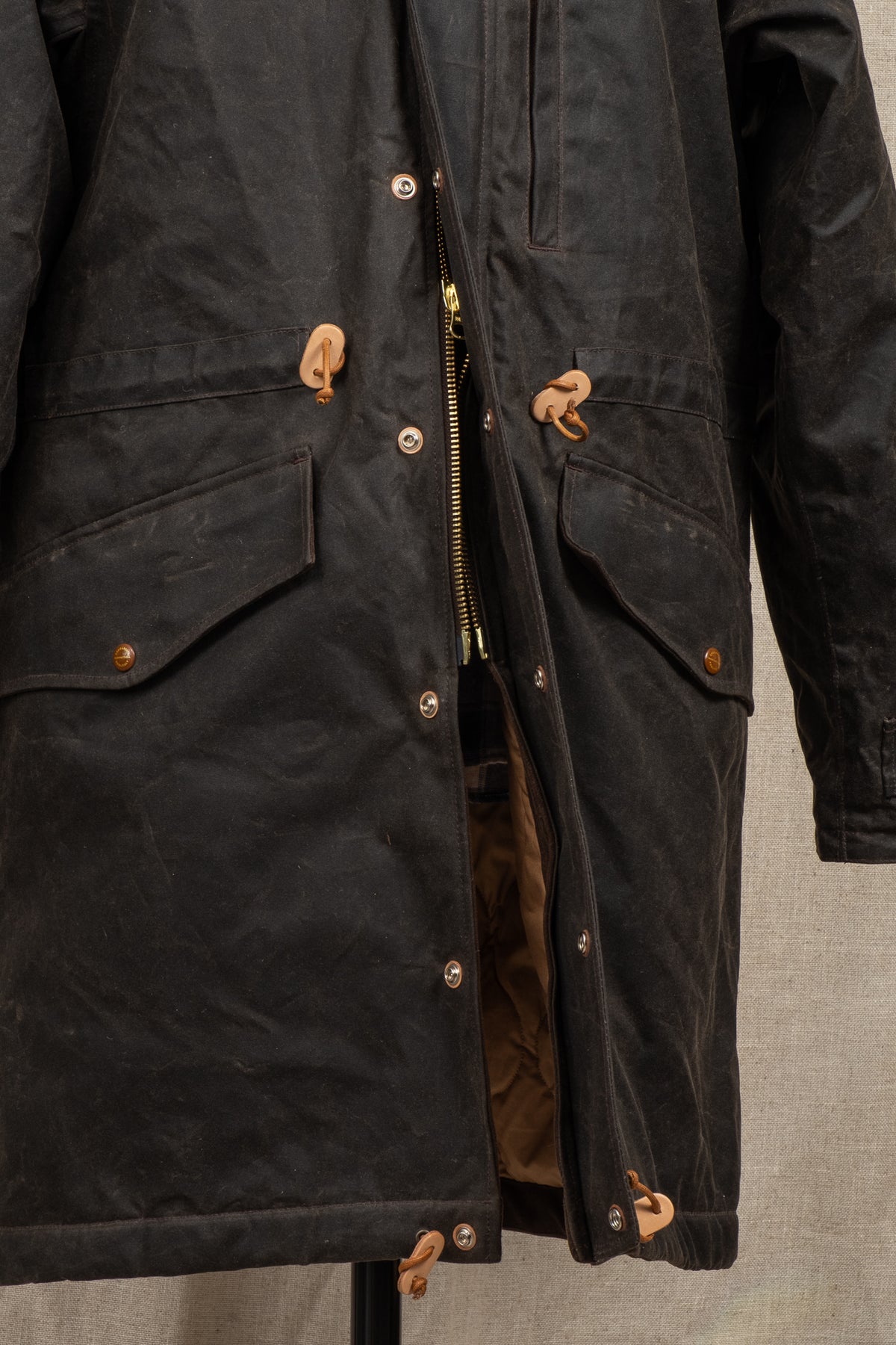 Mountain Parka Waxed - Chocolate