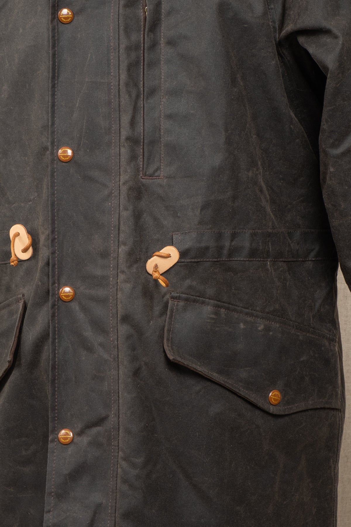 Mountain Parka Waxed - Chocolate