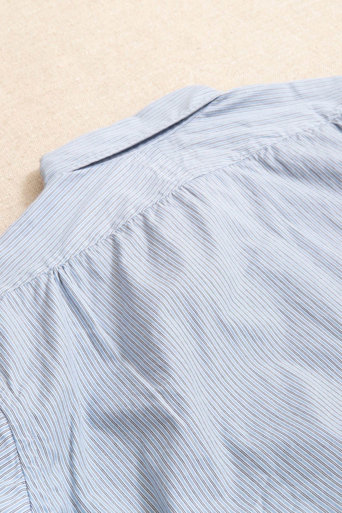 Neutron Feather Chambray Shirt - Two Tone Stripe