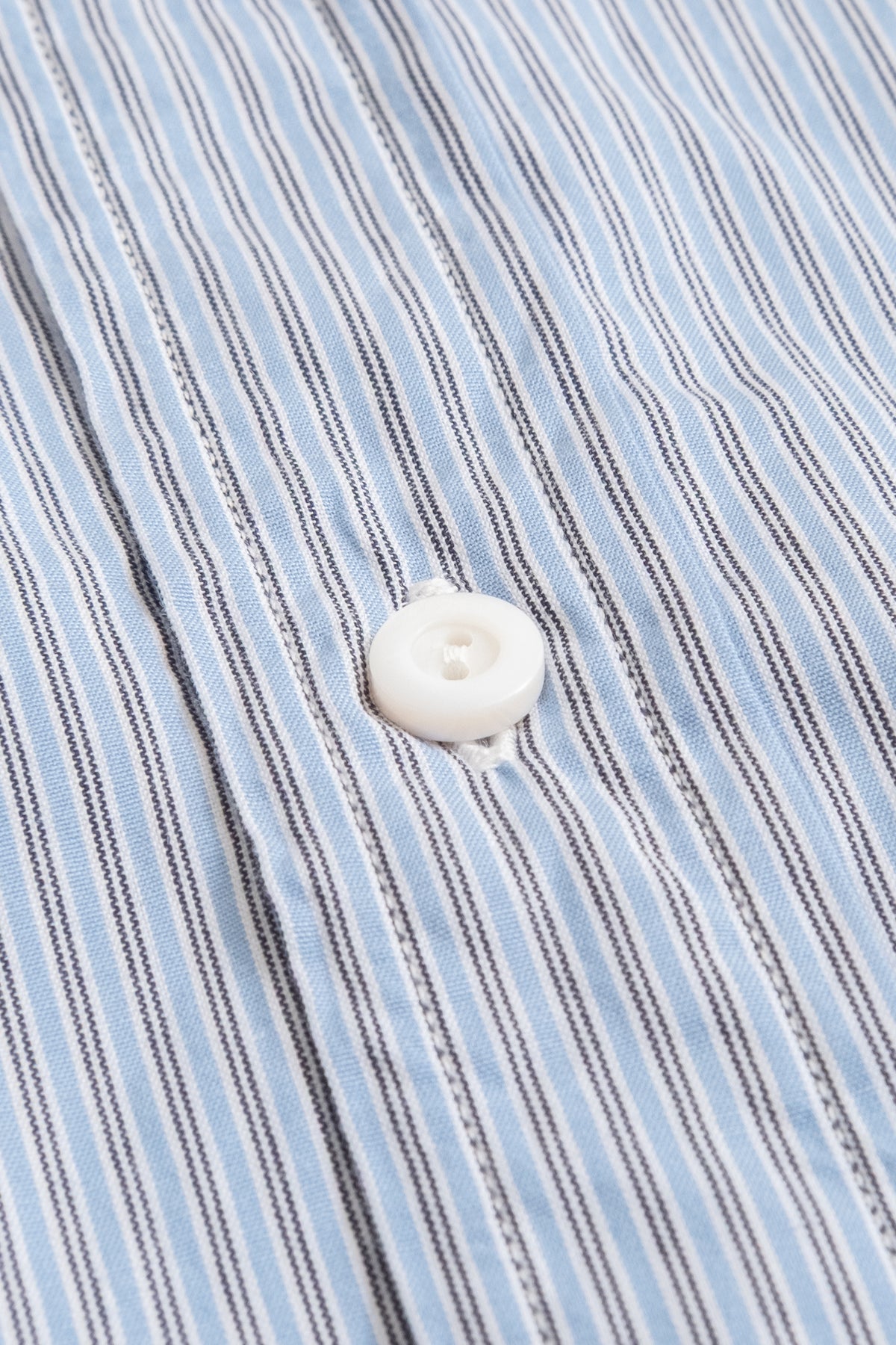 Neutron Feather Chambray Shirt - Two Tone Stripe