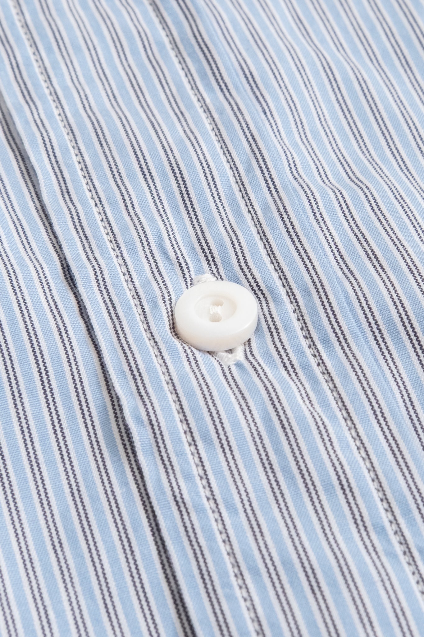 Neutron Feather Chambray Shirt - Two Tone Stripe
