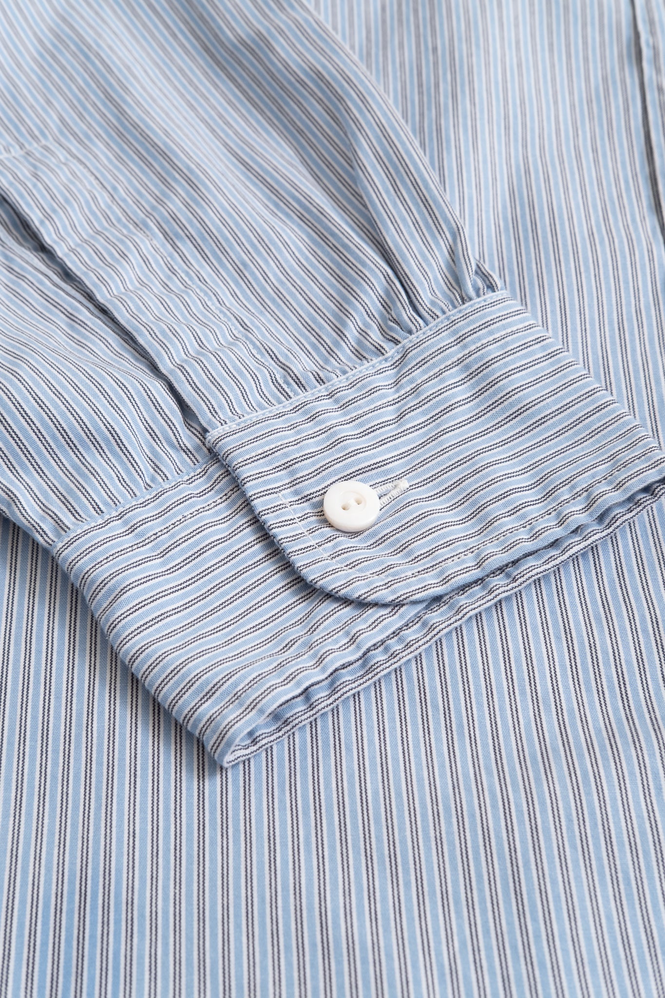 Neutron Feather Chambray Shirt - Two Tone Stripe
