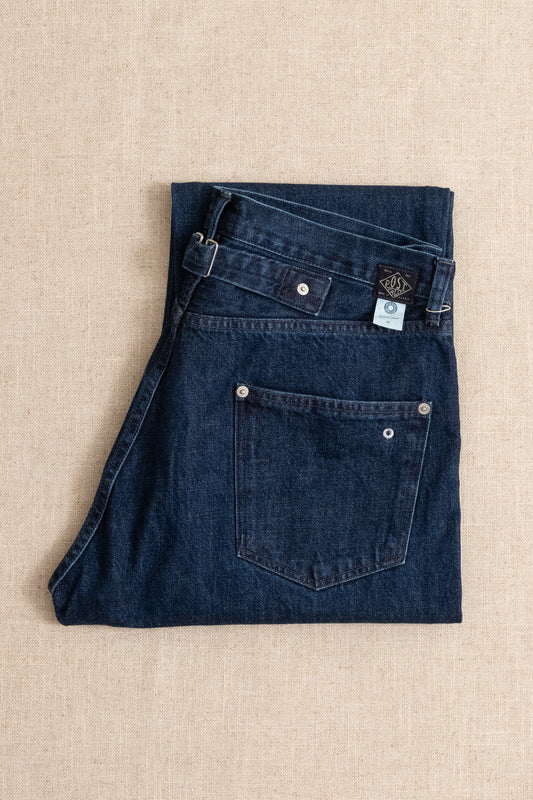 No.10 12oz Five Pocket Pants - Indigo Deep Wash