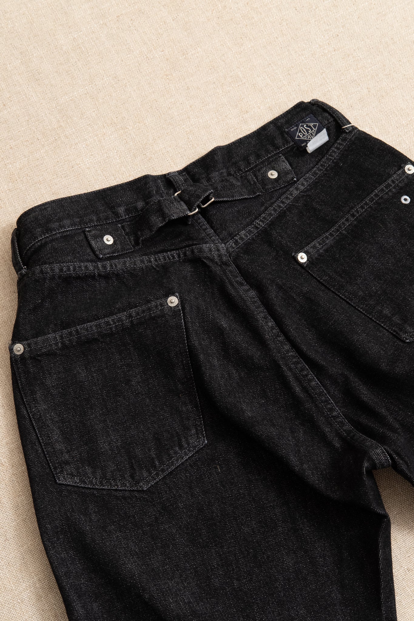 No.10 12oz Five Pocket Pants - Black Deep Wash