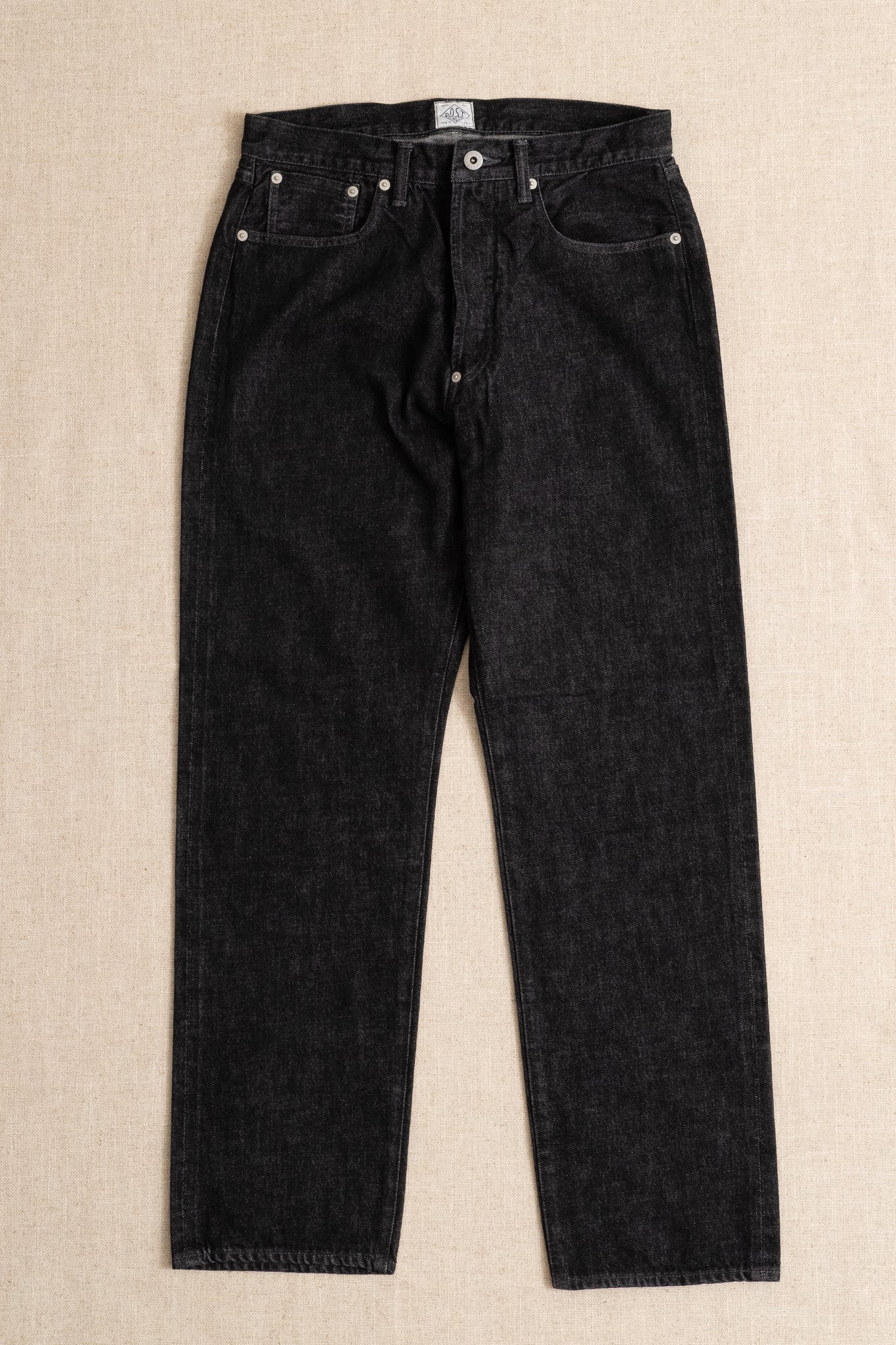 No.10 12oz Five Pocket Pants - Black Deep Wash