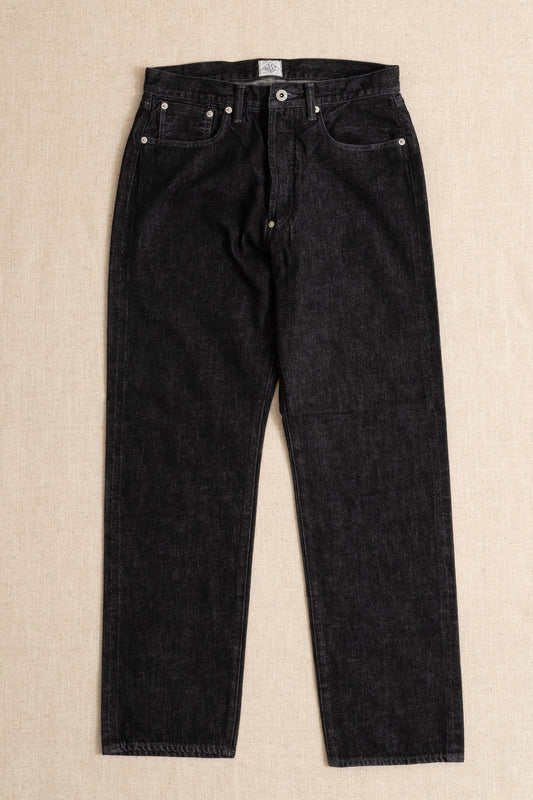 No.10 12oz Five Pocket Pants - Black Deep Wash