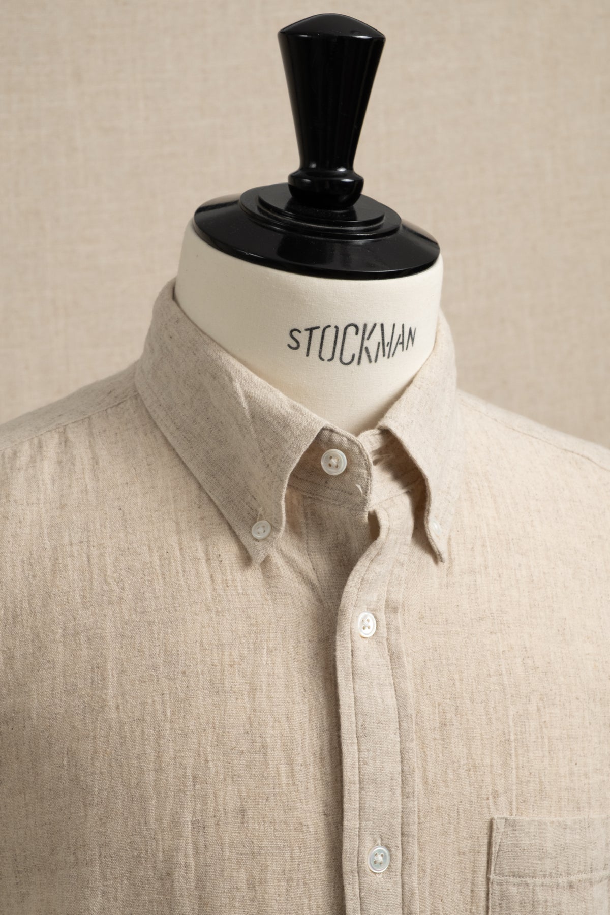 No.6 Short Sleeve Stout Weave - Natural