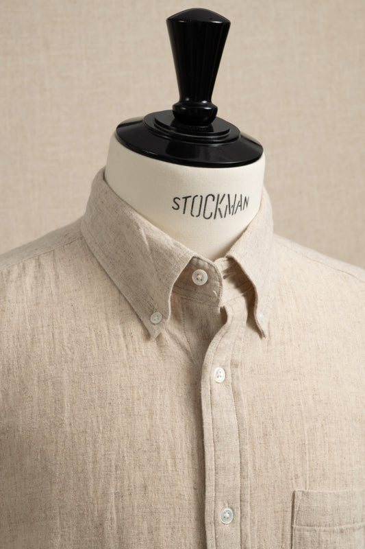 No.6 Short Sleeve Stout Weave - Natural