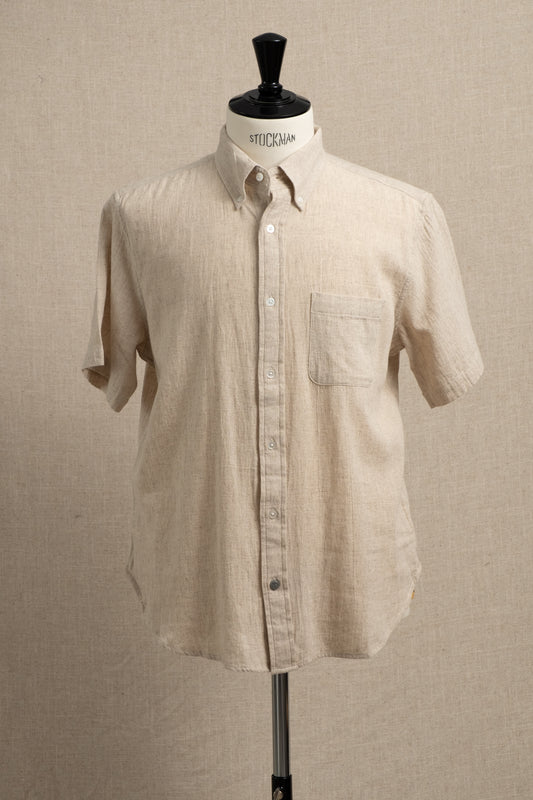 No.6 Short Sleeve Stout Weave - Natural