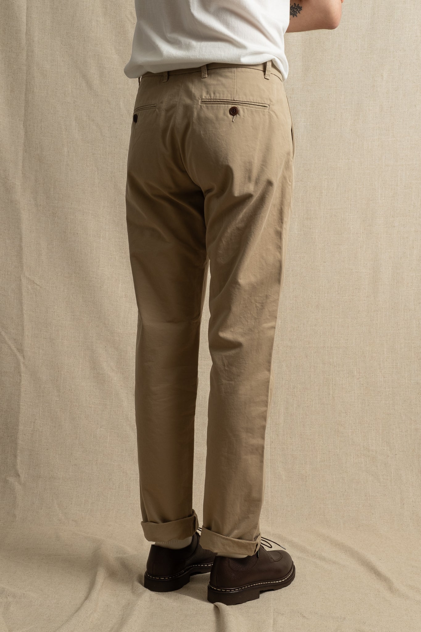 Officer Pants Double Twisted Twill - Beige