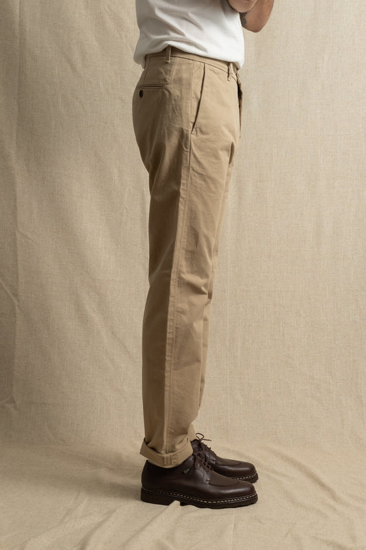 Officer Pants Double Twisted Twill - Beige
