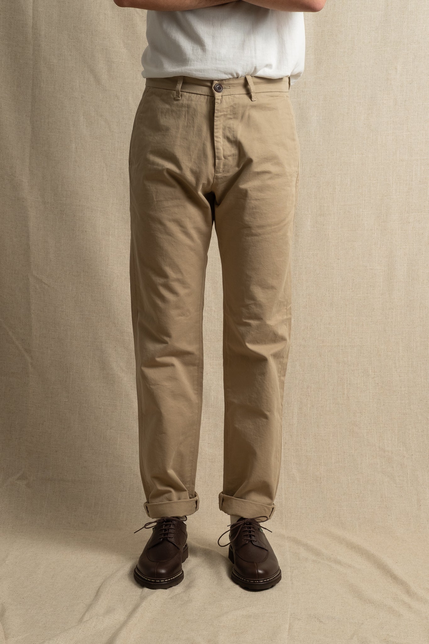 Officer Pants Double Twisted Twill - Beige
