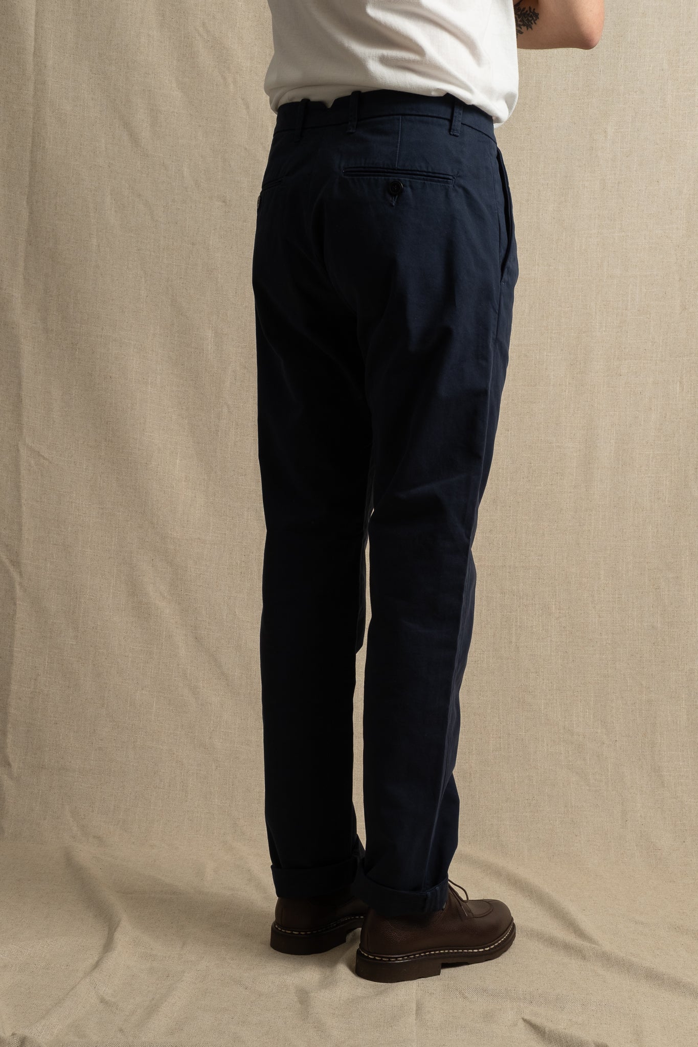 Officer Pants Double Twisted Twill - Dark Blue