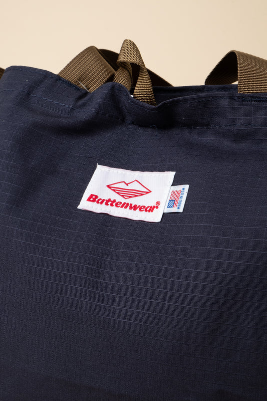 Packable Tote Cotton Ripstop - Navy