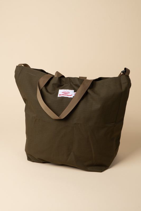 Packable Tote Cotton Ripstop - Olive