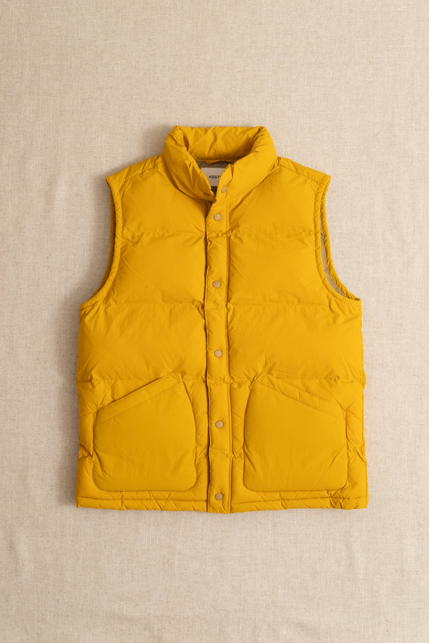 Pathhead Recycled Nylon Puffer Vest - Yellow
