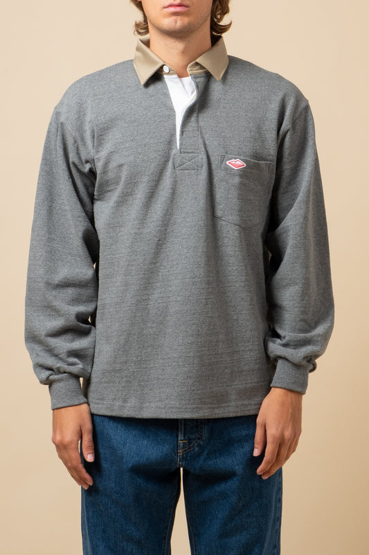 Pocket Rugby Shirt - Ash Grey