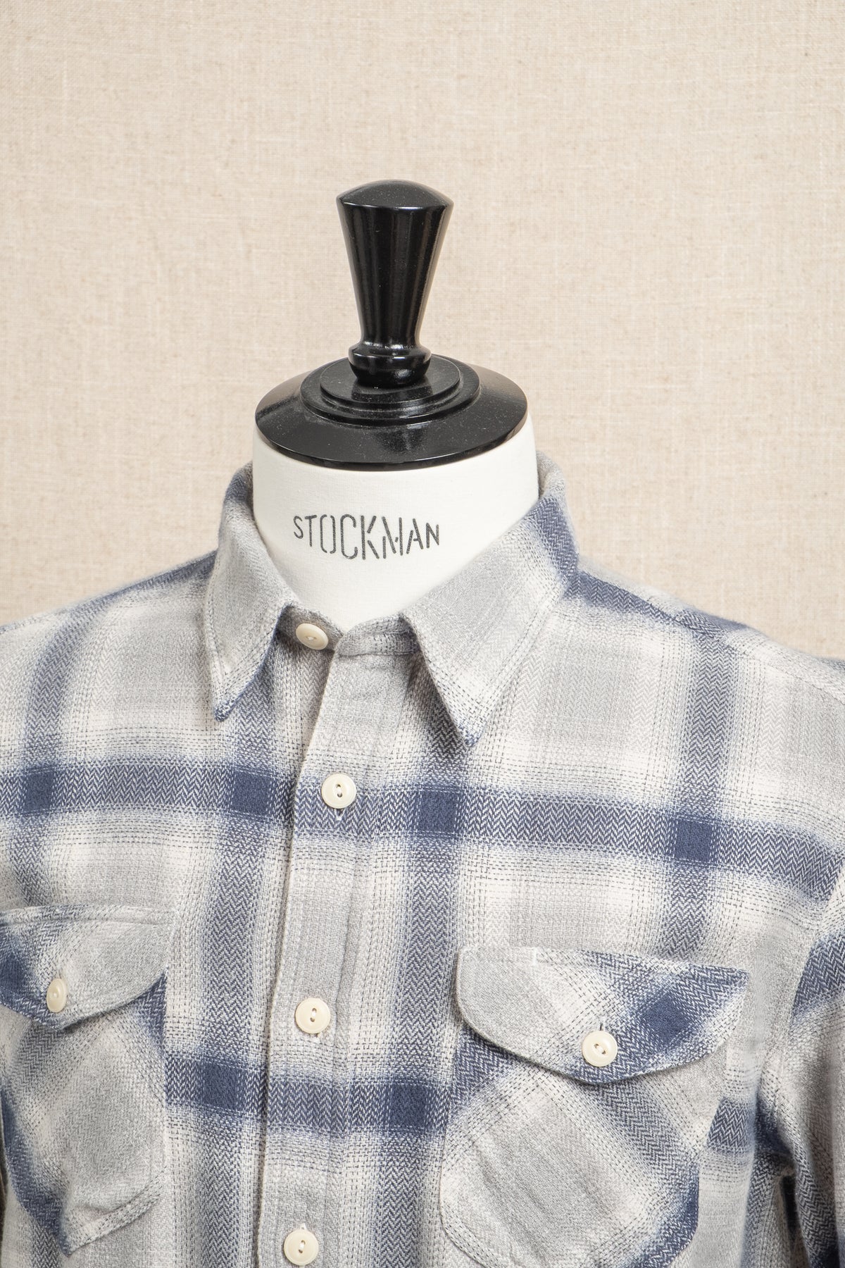 Postman Shirt Japanese Plaid - Blue