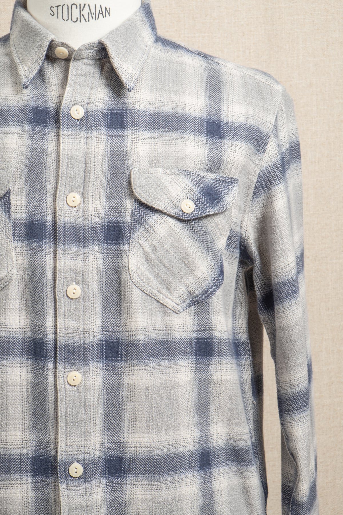 Postman Shirt Japanese Plaid - Blue