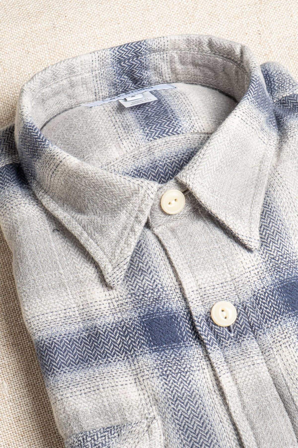 Postman Shirt Japanese Plaid - Blue