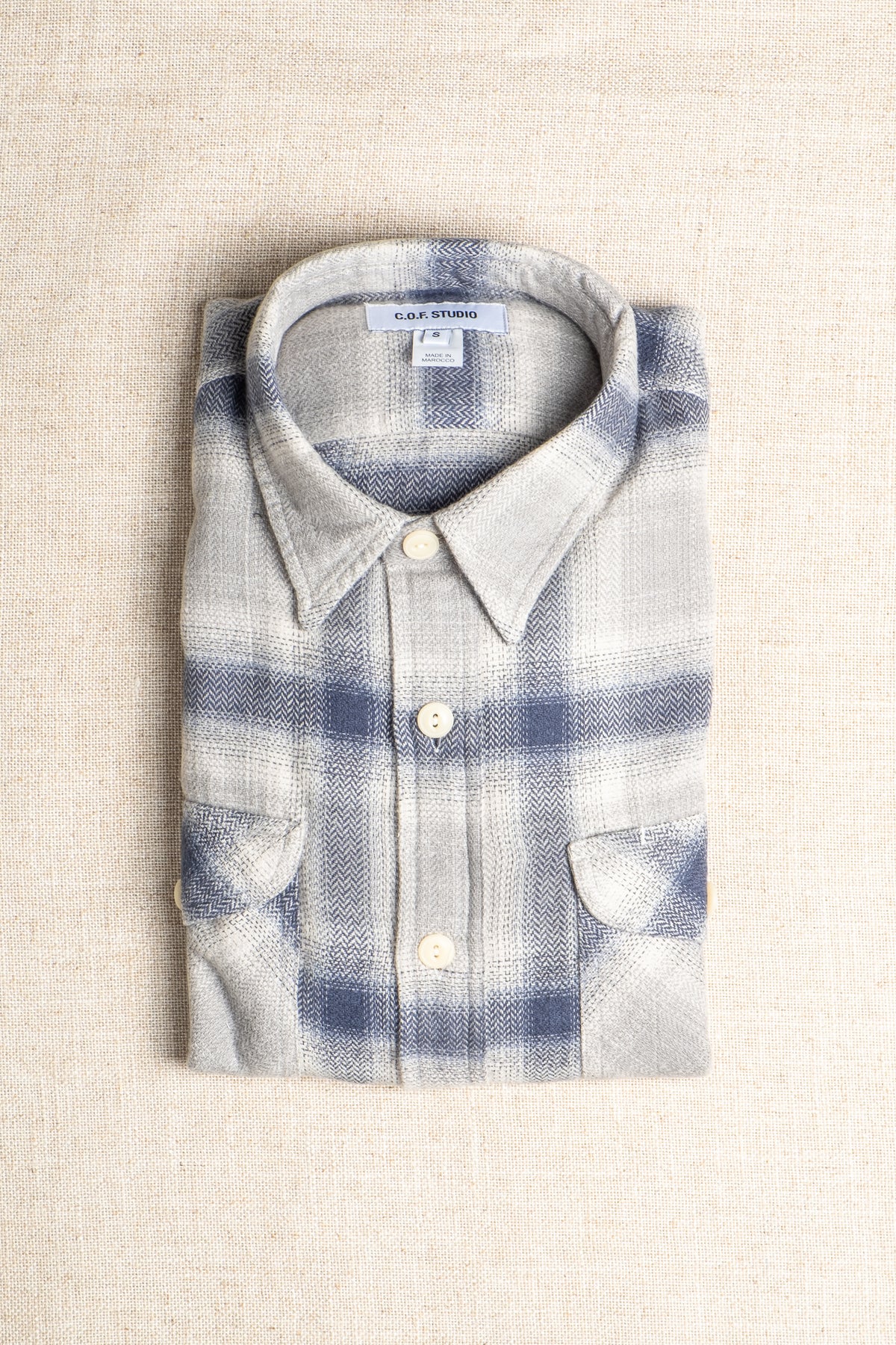 Postman Shirt Japanese Plaid - Blue