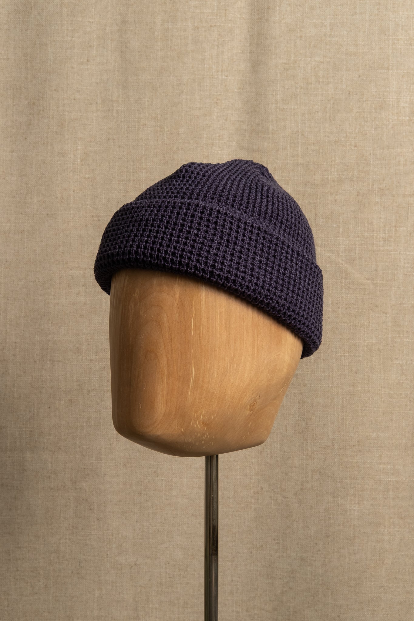Waffle Watch Cap - Faded Navy