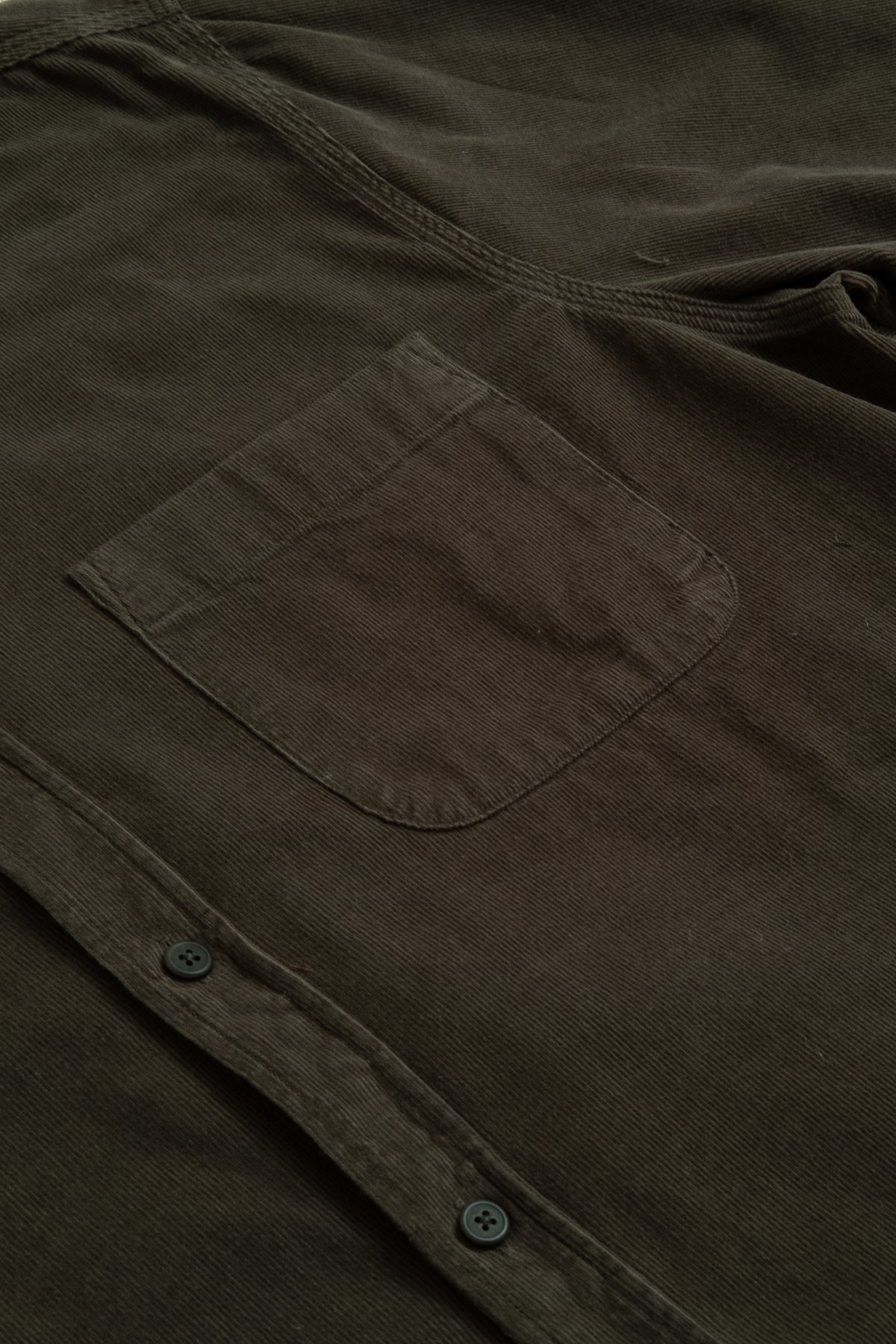 Raeburn 21 Wale Cord Button Down - Olive