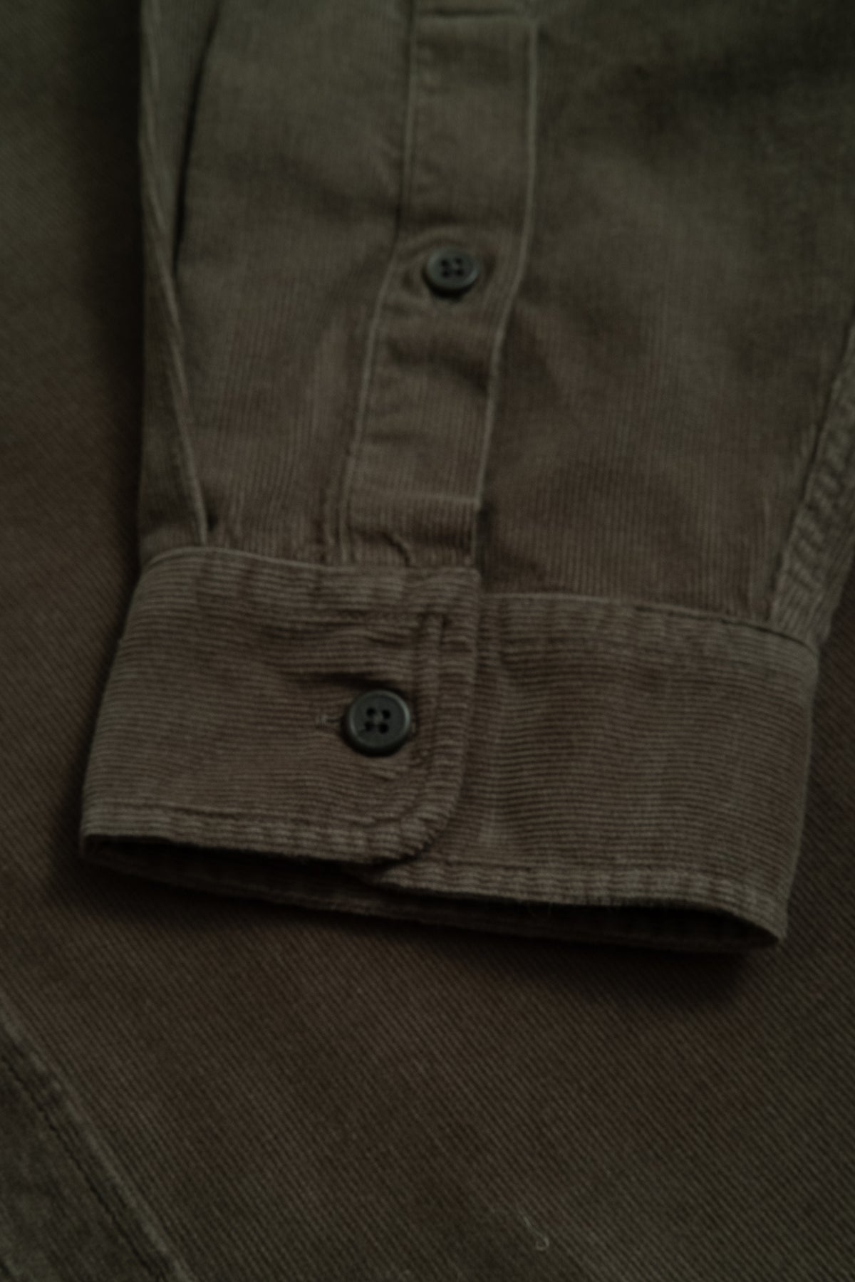 Raeburn 21 Wale Cord Button Down - Olive