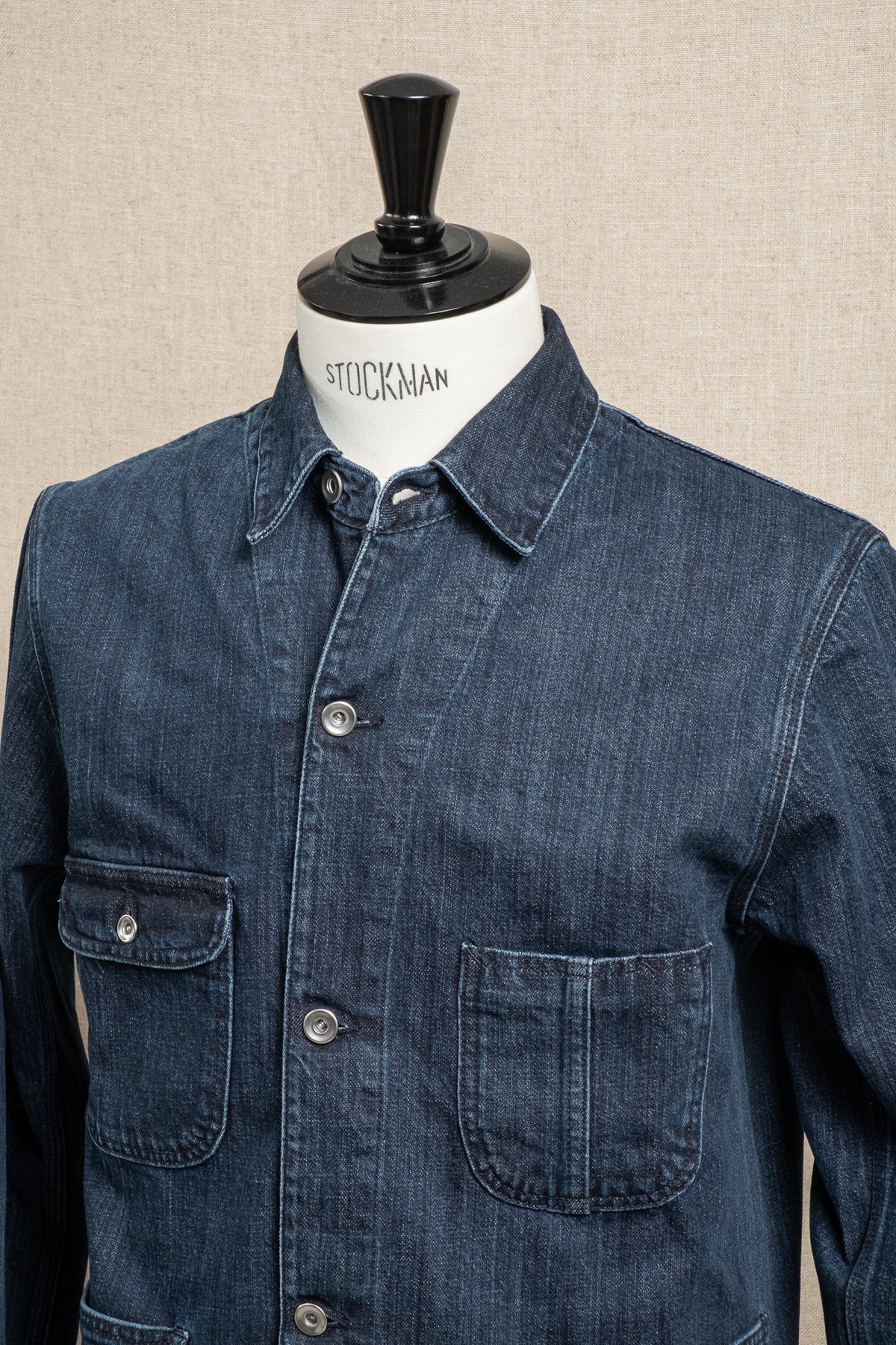 Railway Jacket 12.5oz Slub RG Cotton - Dark Stone