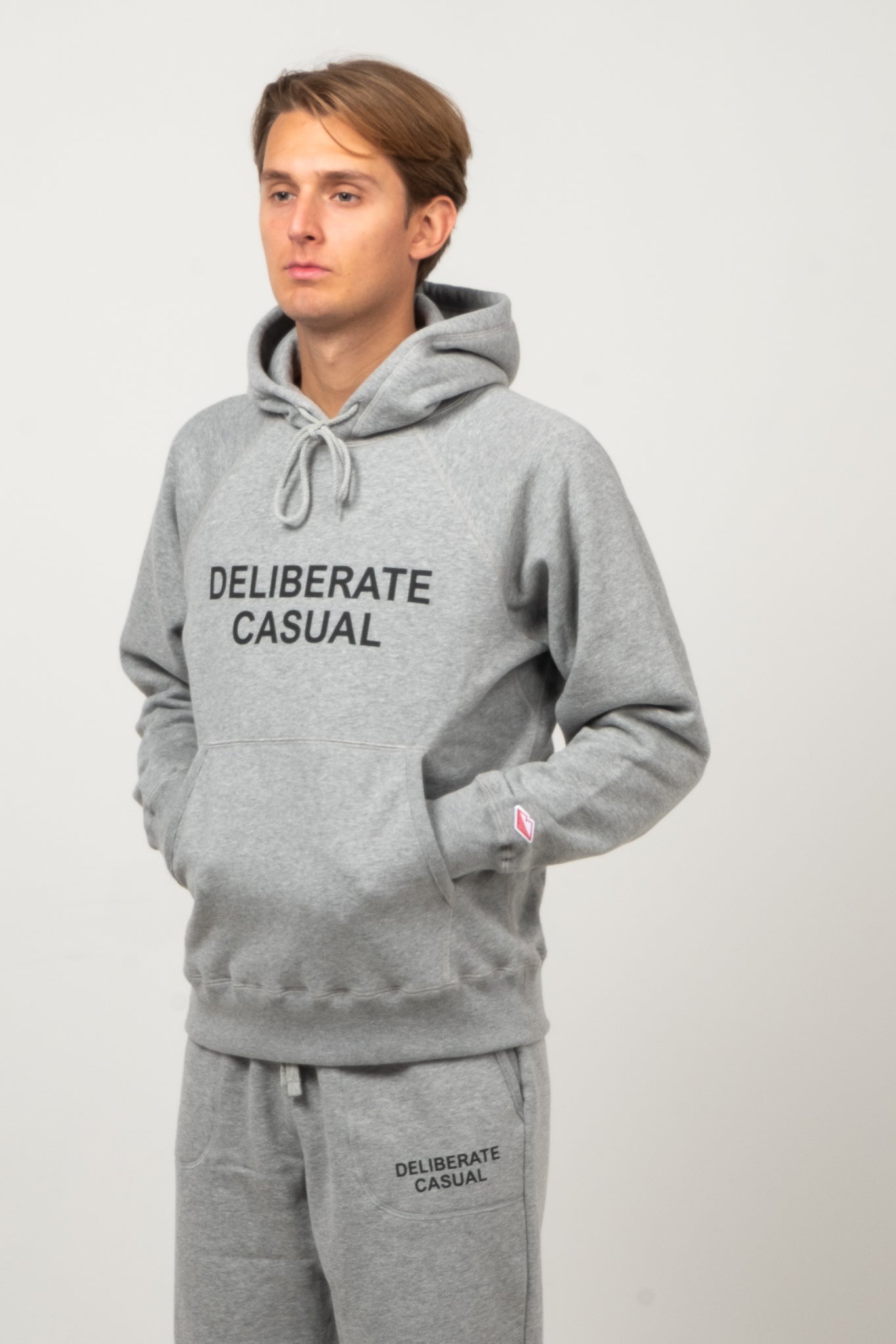 Reach-Up Hoodie Deliberate Casual - Heather Grey