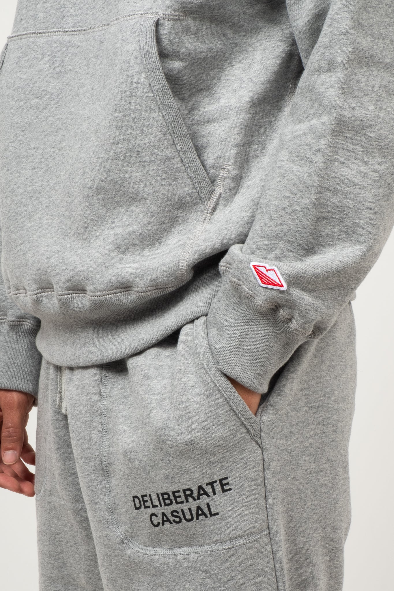 Reach-Up Hoodie Deliberate Casual - Heather Grey