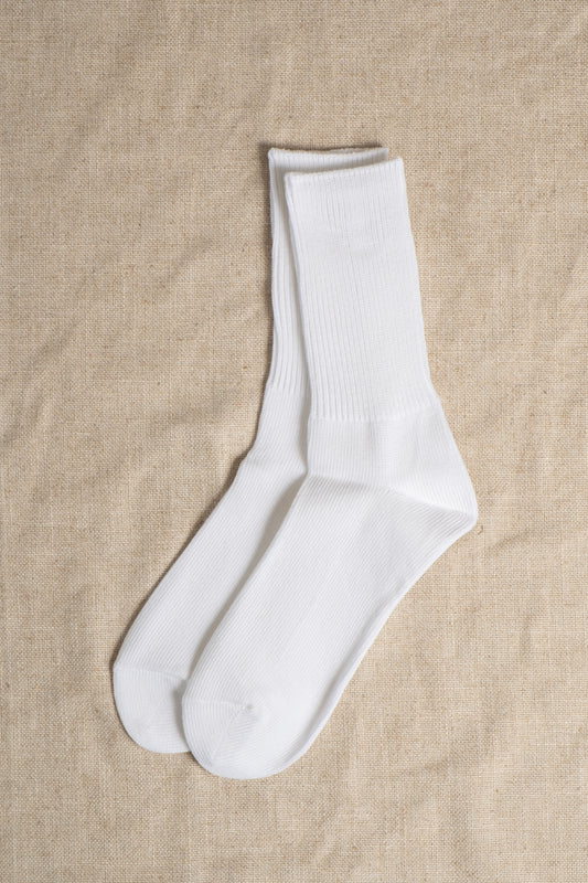 Ribbed Crew 3-Pack - White