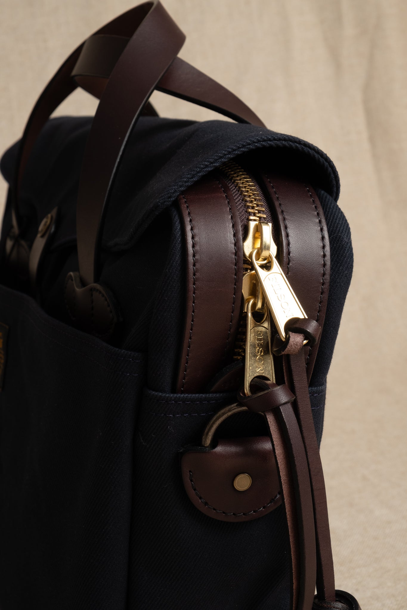 Rugged Twill Briefcase - Navy