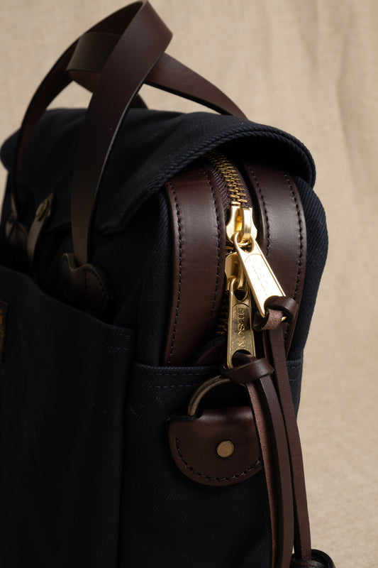 Rugged Twill Briefcase - Navy