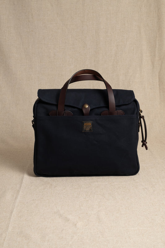 Rugged Twill Briefcase - Navy