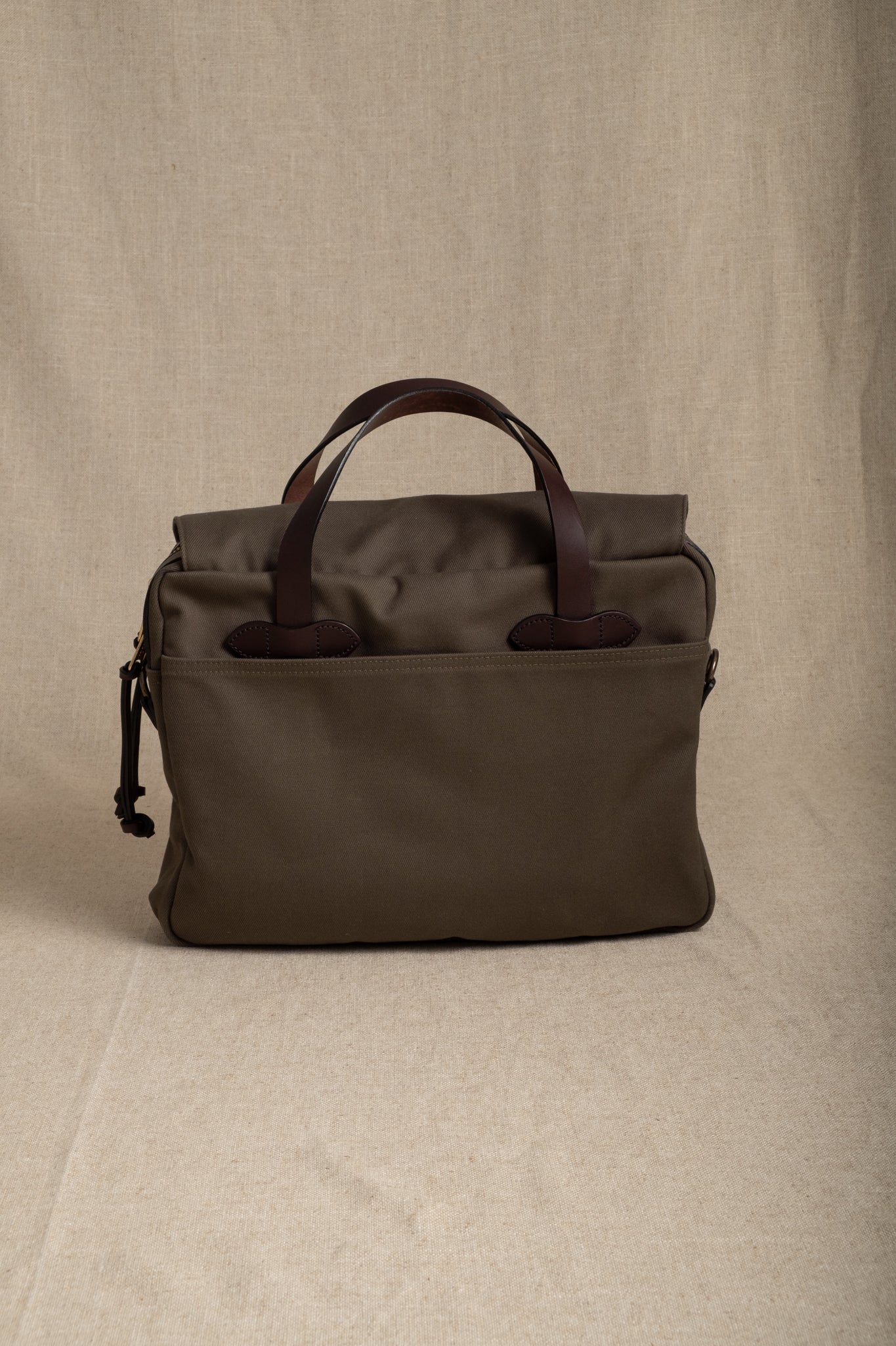 Rugged Twill Briefcase - Otter Green