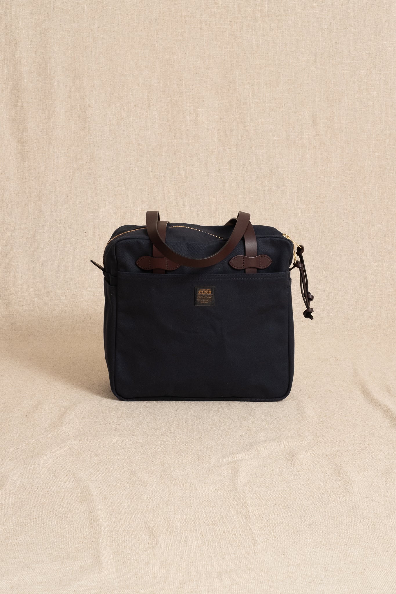 Rugged Twill Tote Bag - Navy