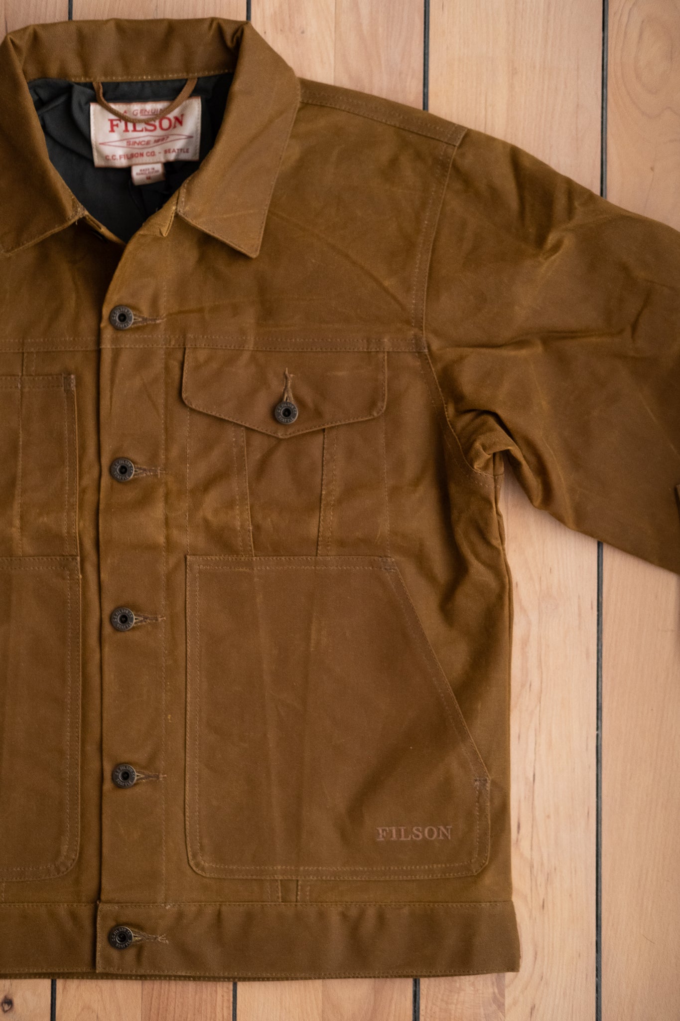 Short Cruiser Jacket Lined - Dark Tan