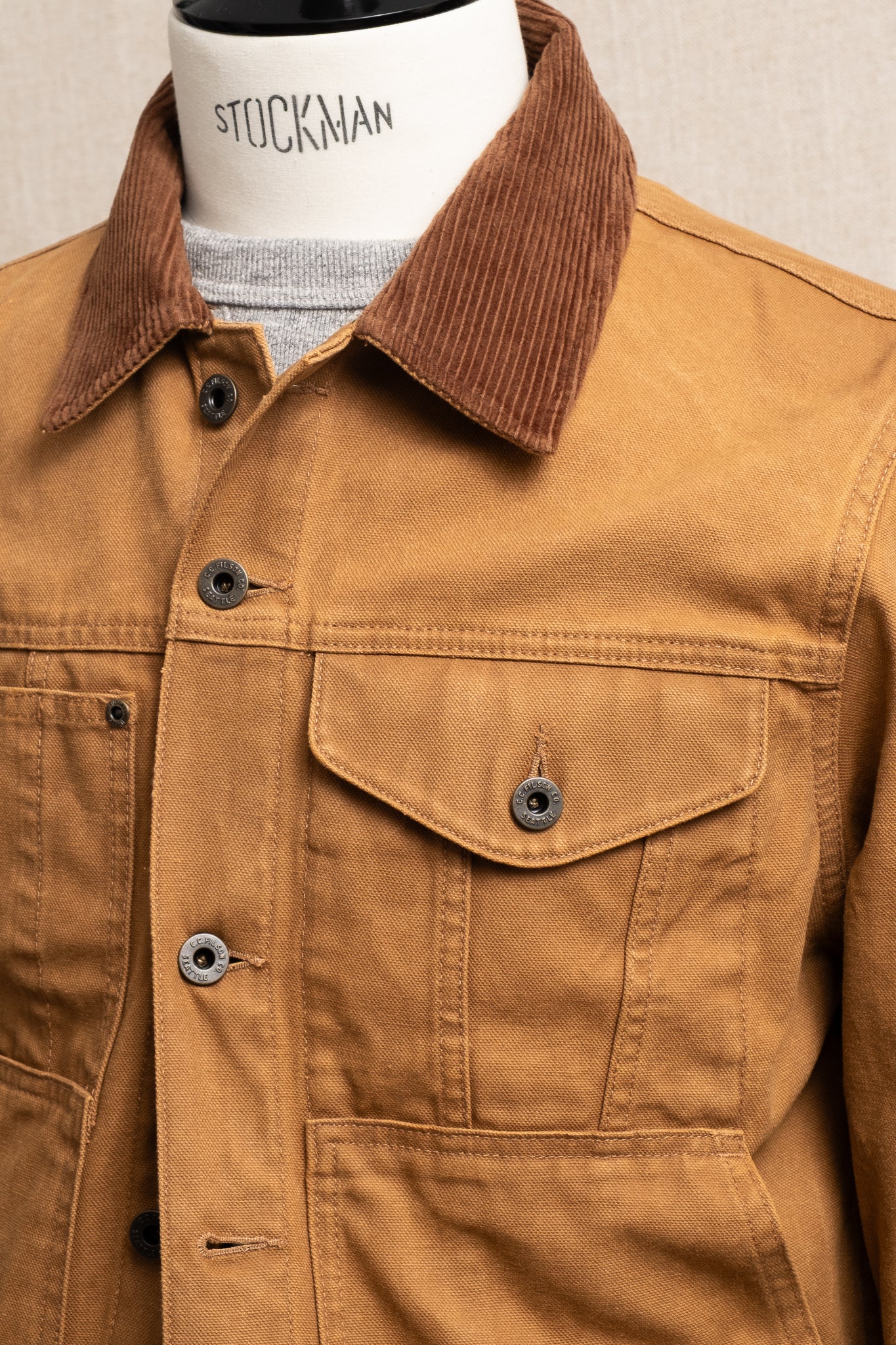 Short Cruiser Jacket Rustic Canvas - Whiskey
