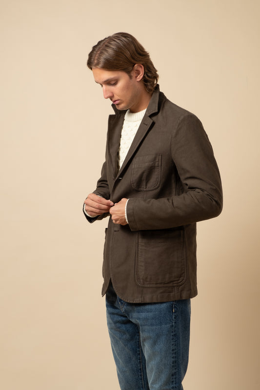 Sport Jacket Utility Twill - Forest Green