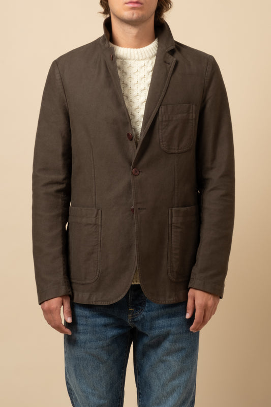 Sport Jacket Utility Twill - Forest Green
