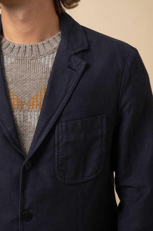 Sport Jacket Utility Twill - Navy